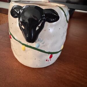 New Cute Black Sheep Ceramic Mug